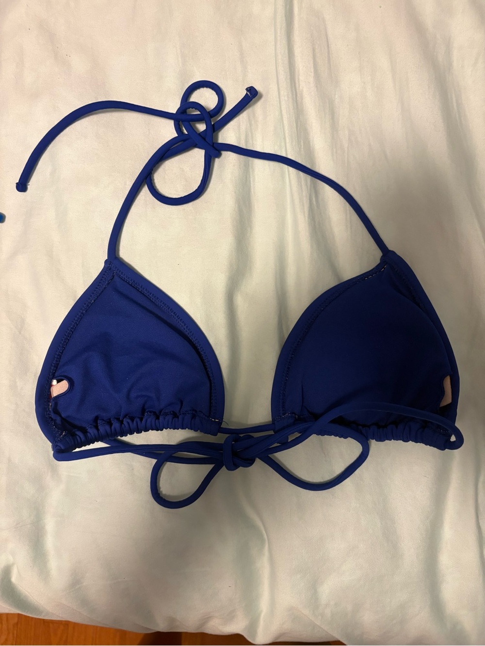 OP Royal Blue Triangle Bikini Top - Picture 2 of 3